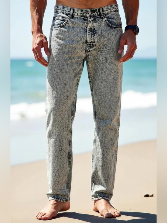 Jordache Other - Jordache Men’s Slim Acid Wash Gray Jeans